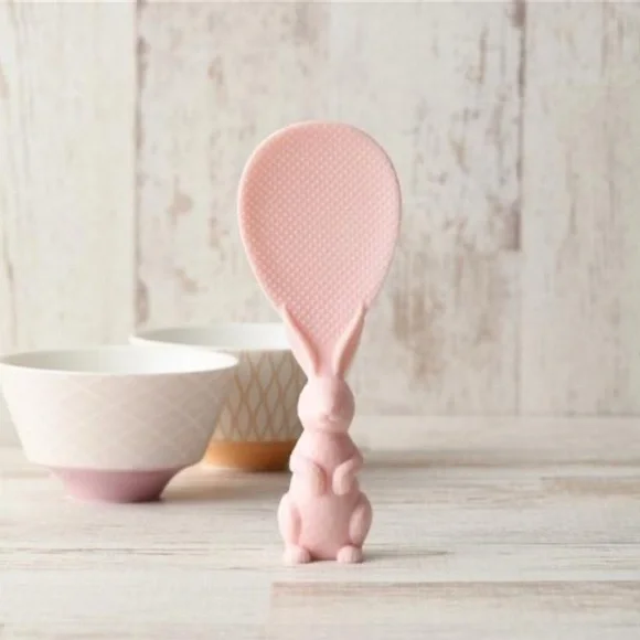 BNWT Japan Franc Franc Rabbit Rice Spoon Pink - Picture 1 of 5